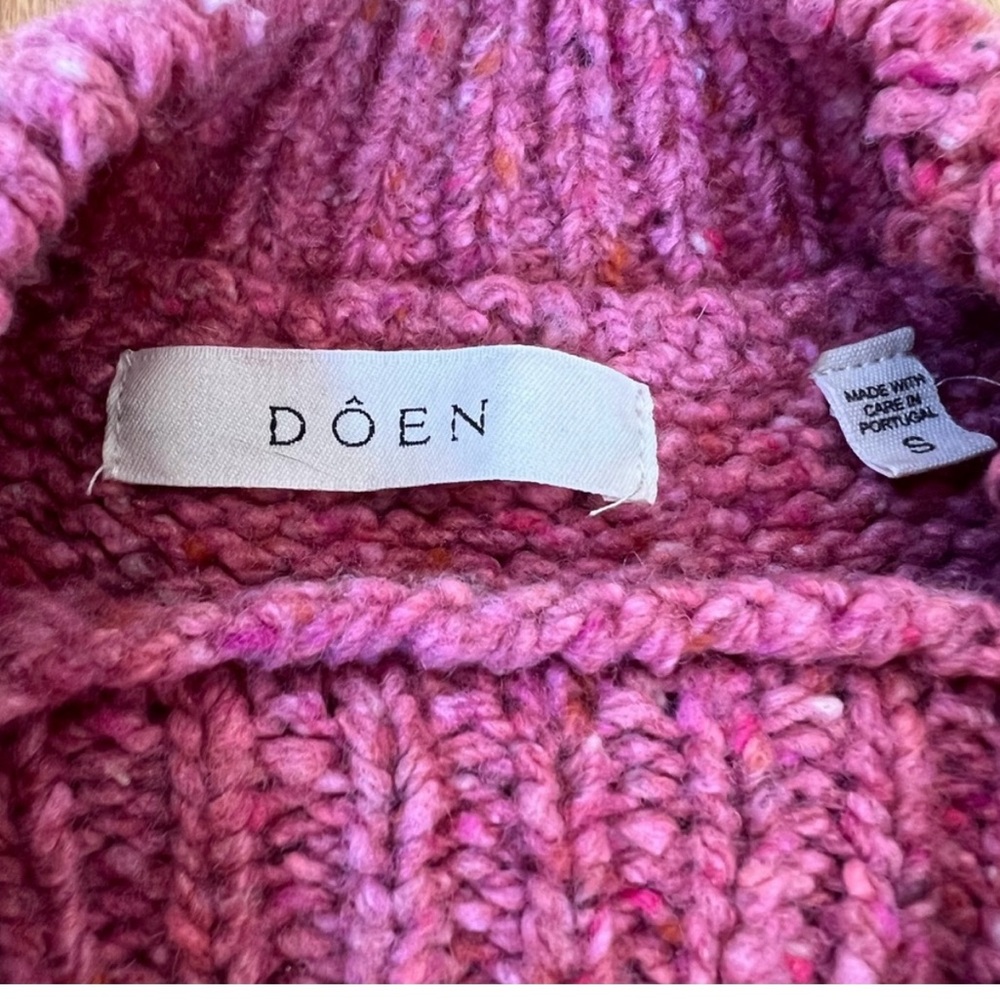 Doen Kaia Knit Sweaterin Rhubarb S - Picture 4 of 5